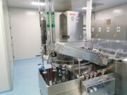 Bosch/Skinetta RRU 3063, HQL 2220, ALF 4060, ERS 2010 (500), CUK 1060A, ASK 450 Ampoule washing/sterilizing/filling/closing line